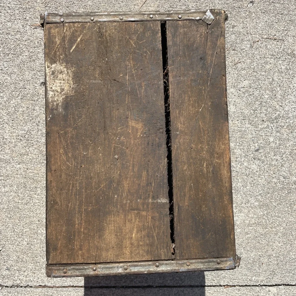 Vintage Grafs Fine‎ Beverages Milwaukee, Wis Wooden Soda Crate Early Grandpa